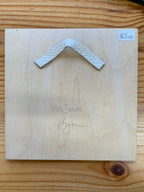 Cute Mountain Hare Drawing On Wood